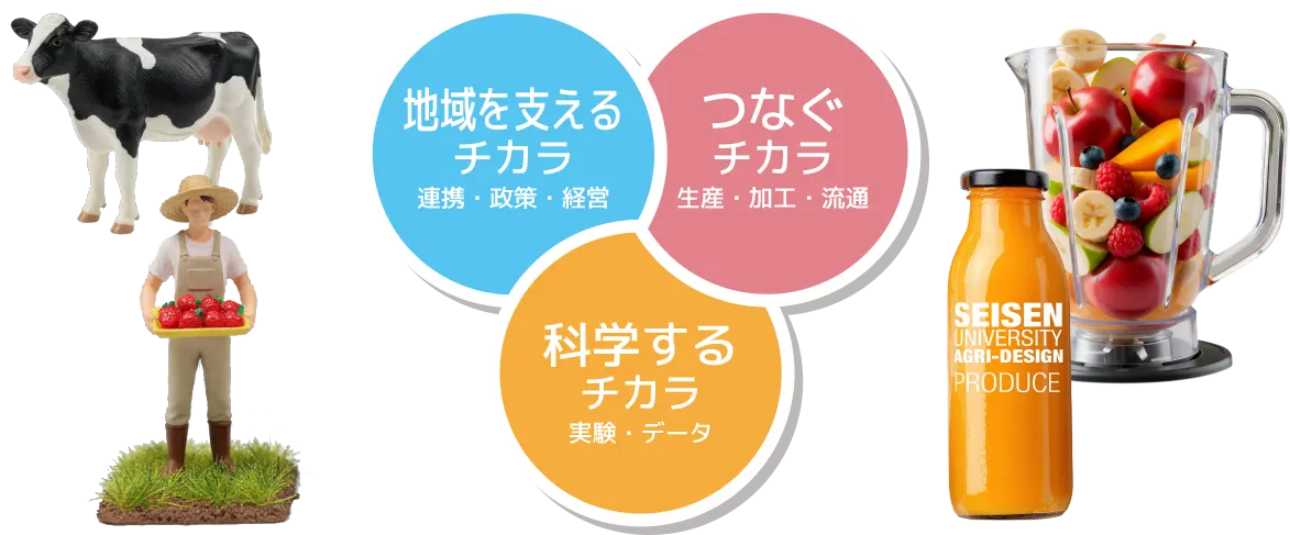 理系も文系も活躍できる学部です。