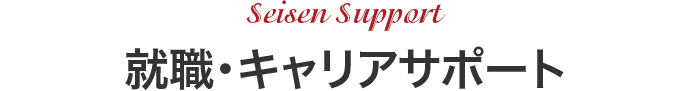 Seisen Support 就職・キャリアサポート